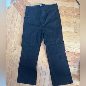 SPANX Kick Flare Black Denim Pants